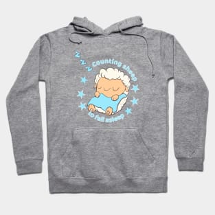 Counting sheep to fall asleep Hoodie